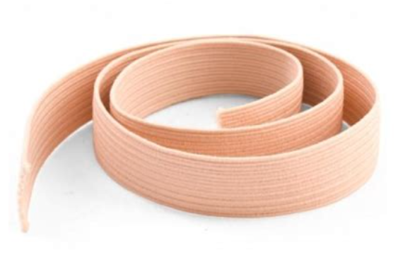Bloch Pointes Roll 1 inch elastic pre-cut by Mosa - A0182