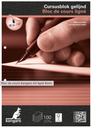 Bloc de cours A4, lignes, 100 pages, 90gr