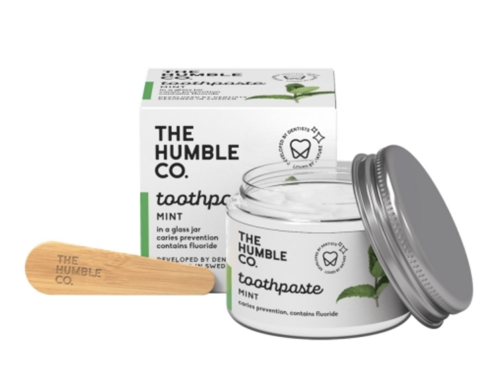 Dentifrice bio à la menthe 50 ml (contenant en verre)