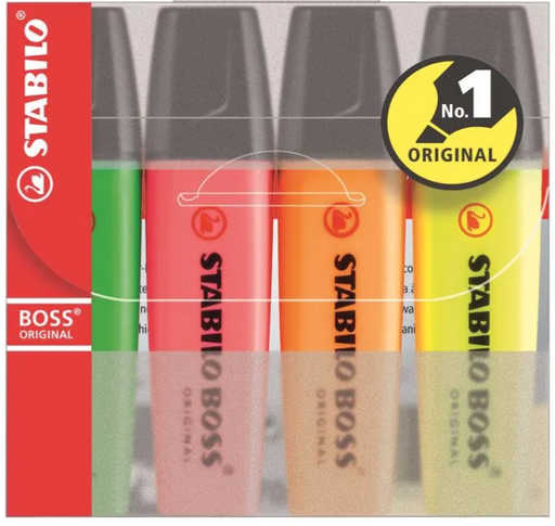 [016-HIGHLIGHT] Highlighters - Set of 4 assorted