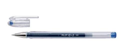 Stylo gel Pilot G-1 0,3mm (noir ou bleu)